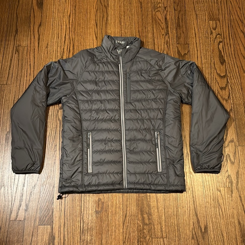 Cutter & Buck Barlow Pass Men’s Puffer Jacket Size Large Grey - Picture 5 of 12